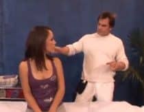 Masaje aceitoso y follada intensa para Kristina Rose