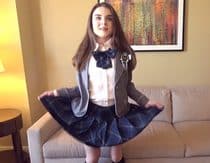 Megan Marx follada con uniforme de colegiala